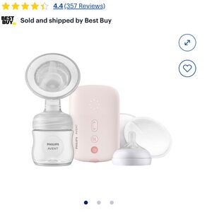 Philips Avent Electric Breast Pump - White and Pink